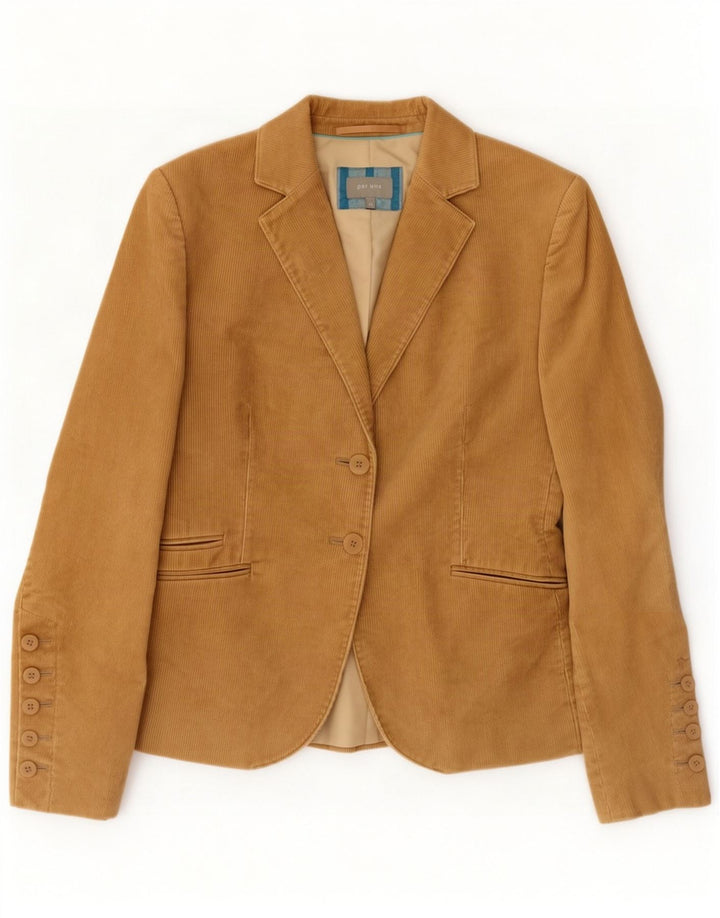 Marks & Spencer Jachetă Blazer pentru femei Per Una cu 2 nasturi UK 12 Medium Beige