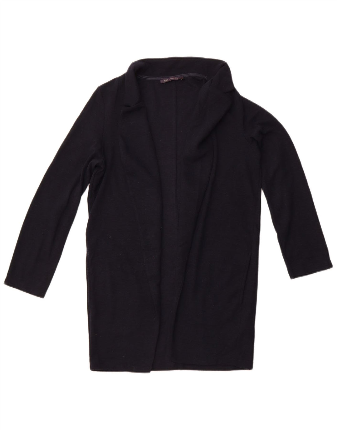 MARKS & SPENCER Pulover cardigan cu paragate pentru femei UK 10 Mic bleumarin