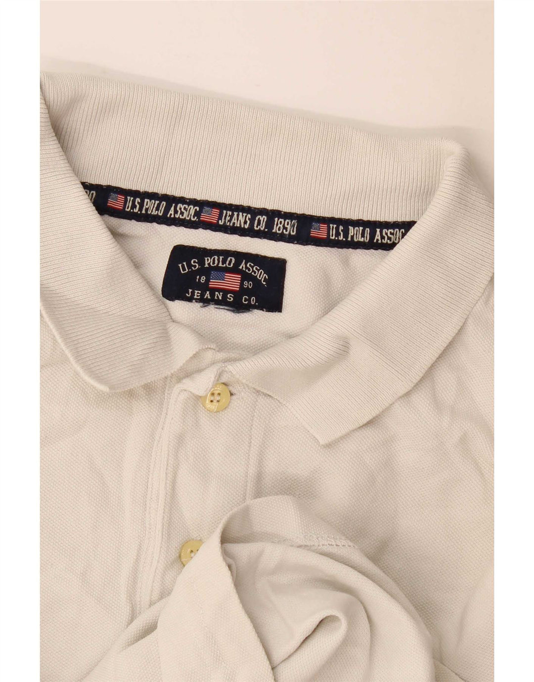 U.S. Polo Assn. Cămașă bărbați mare albă