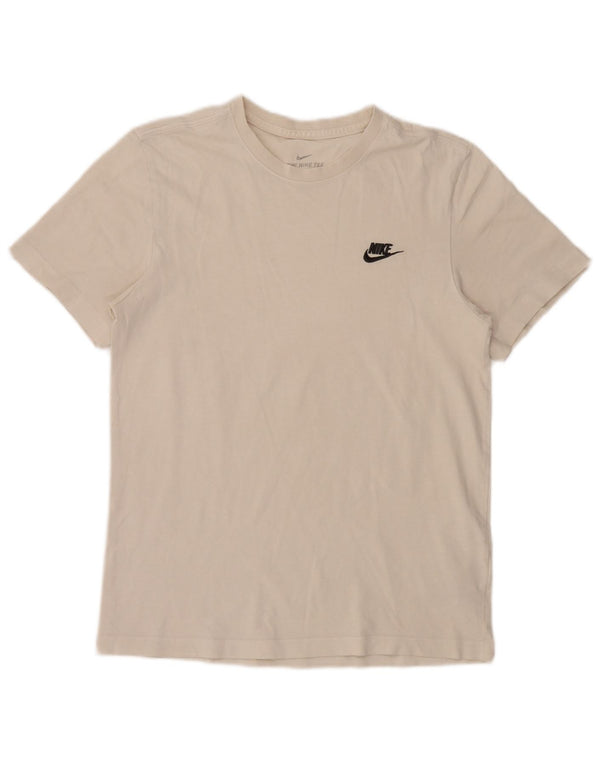 Tricou pentru bărbați Nike Top mic, alb, bumbac