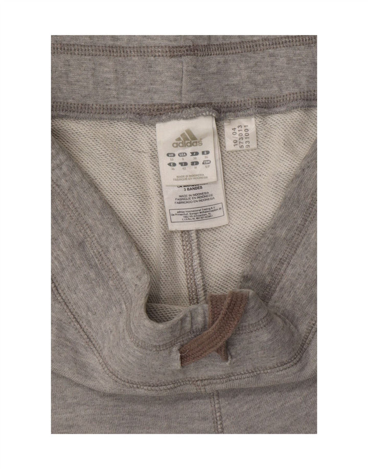 Pantaloni de trening ADIDAS pentru femei UK 10 mic bumbac gri