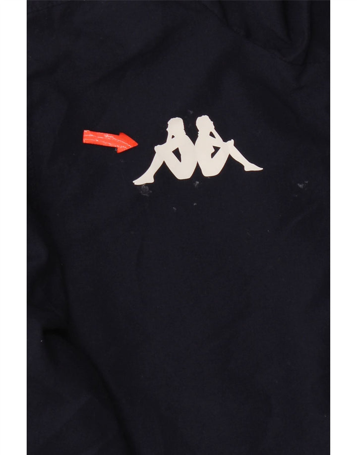 Jachetă Windbreaker cu grafică pentru băieți Kappa 11-12 ani Poliester bleumarin