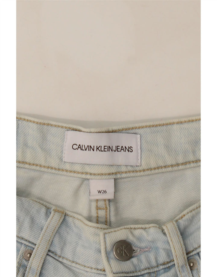 Pantaloni scurți din denim pentru femei CALVIN KLEIN W26 Small Blue