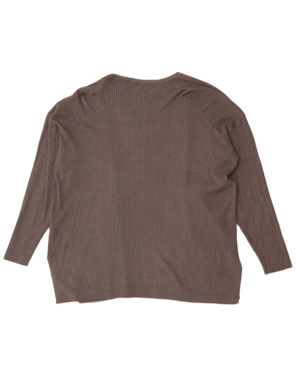 Marks & Spencer Pulover cardigan relaxat pentru femei UK 14 mare gri