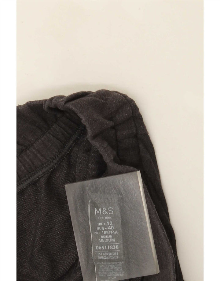 Pantaloni de trening pentru femei Marks & Spencer UK 12, bumbac gri mediu