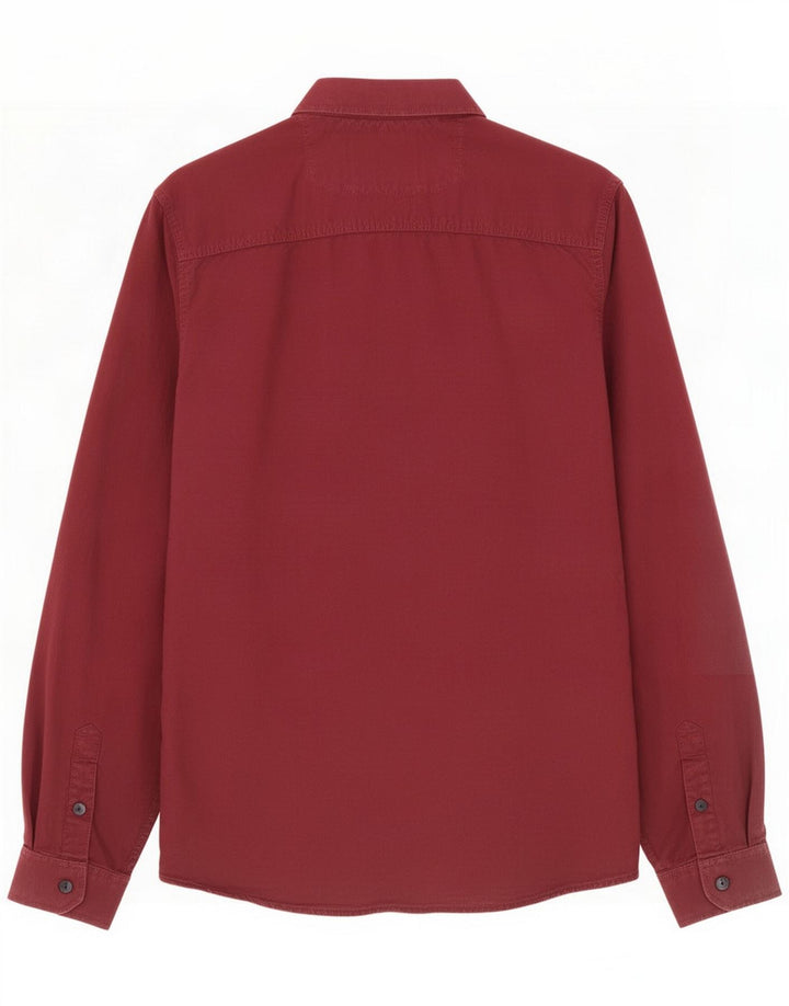 Jack & Jones Cămașă de bază pentru bărbați, bumbac maro mediu