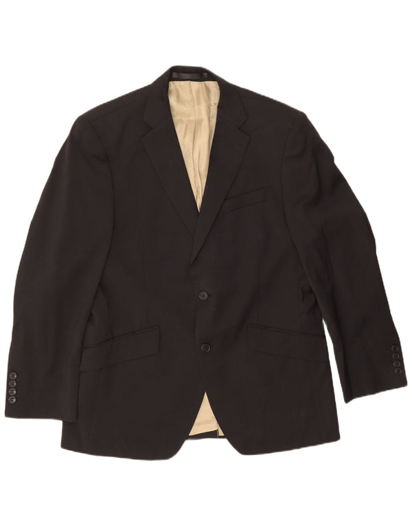 Jachetă pentru bărbați Marks & Spencer Autograph cu 2 nasturi, UK 38 Medium Black