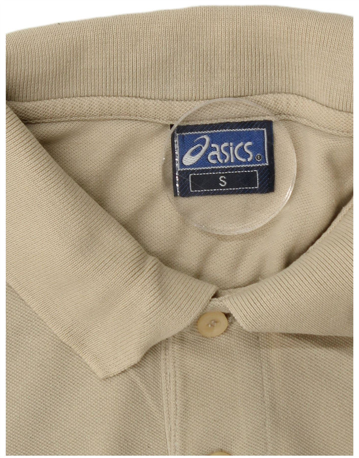 Tricou polo cu mânecă lungă pentru bărbați Asics Bej mic