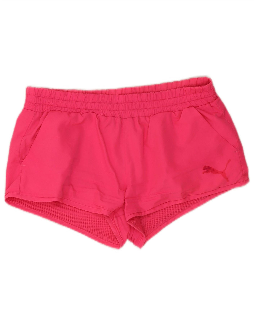 Pantaloni scurti sport Puma pentru femei UK 10 Small Pink Poliester