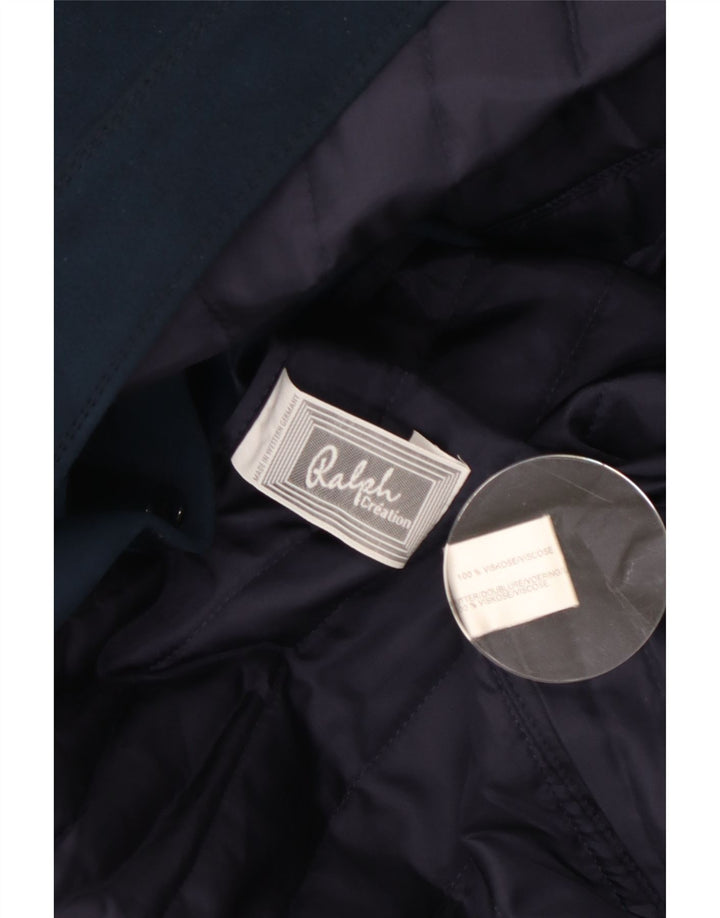 Palton pentru femei Ralph UK 14 Medium Bluemarin Blue Viscose