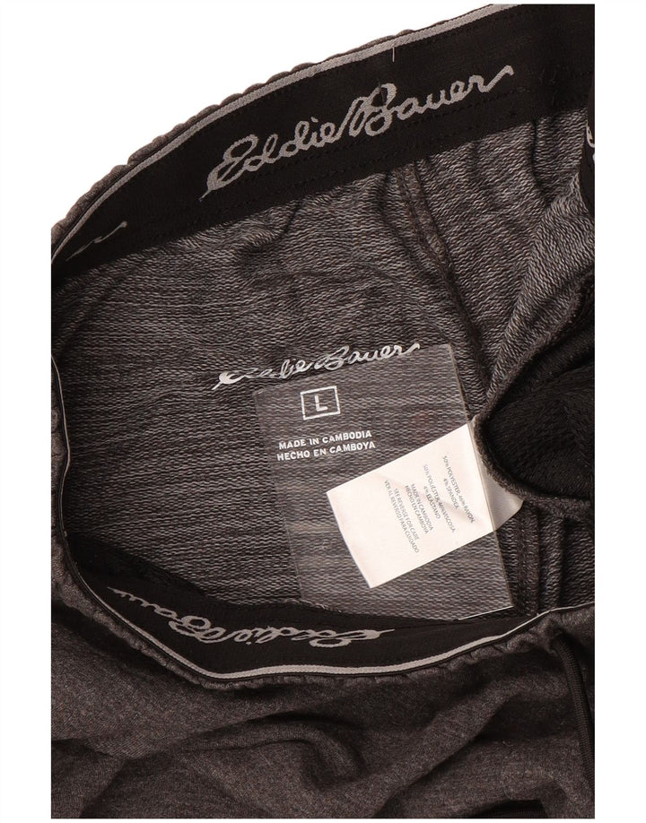 EDDIE BAUER Pantaloni de trening pentru bărbați, mari, gri, poliester