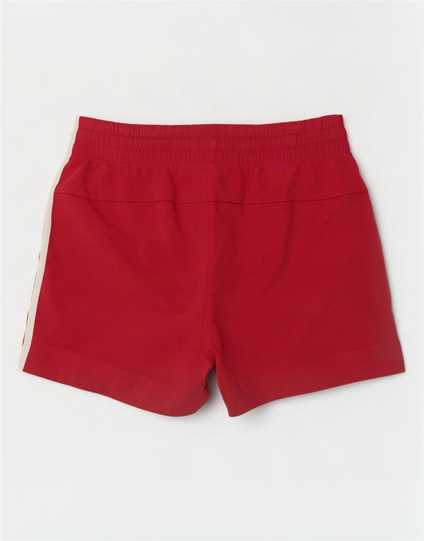 Pantaloni scurți sport Adidas pentru femei UK 12/14, bumbac roz mediu