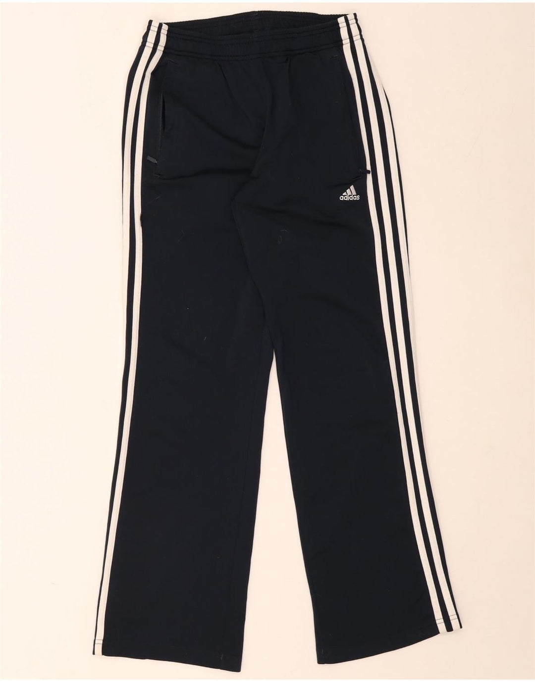 Pantaloni de trening Adidas pentru băieți 13-14 ani poliester bleumarin