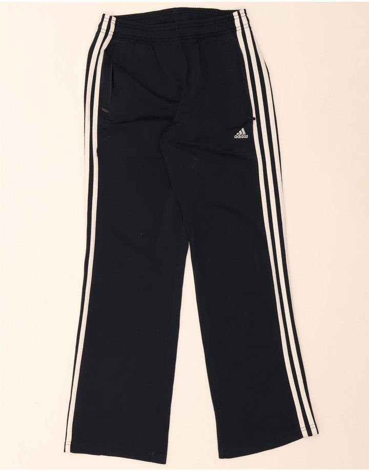 Pantaloni de trening Adidas pentru băieți 13-14 ani poliester bleumarin