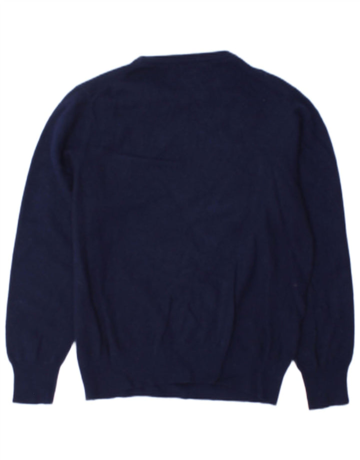 Pulover Benetton pentru femei cu gâtul cu barca UK 12 Medium Bleumarin