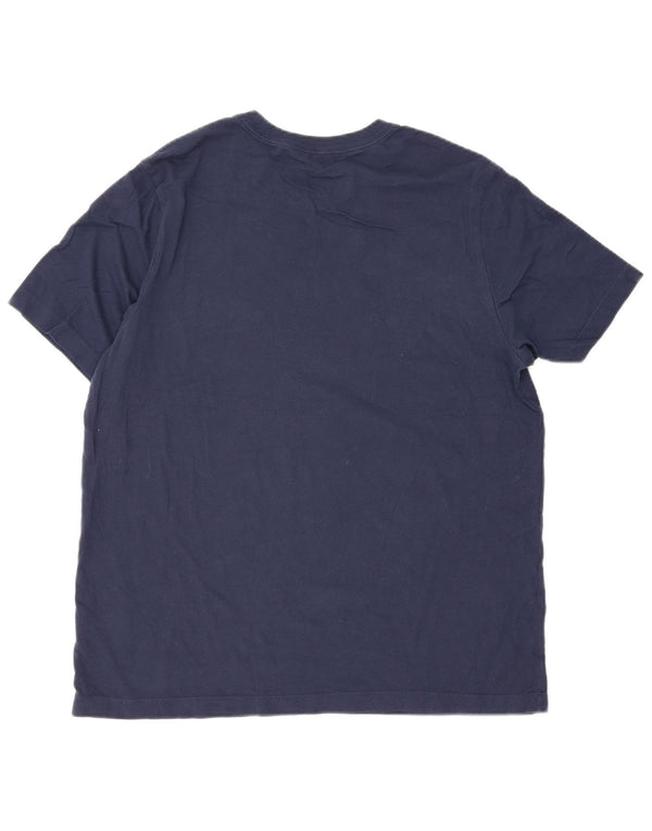 Tricou grafic Nike pentru bărbați Top mare din bumbac bleumarin
