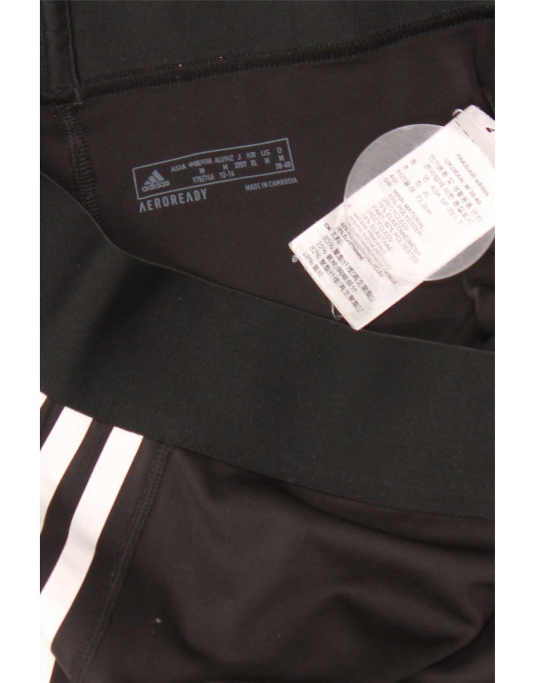 Leggings Aeroready pentru femei Adidas UK 12/14 Poliester mediu negru
