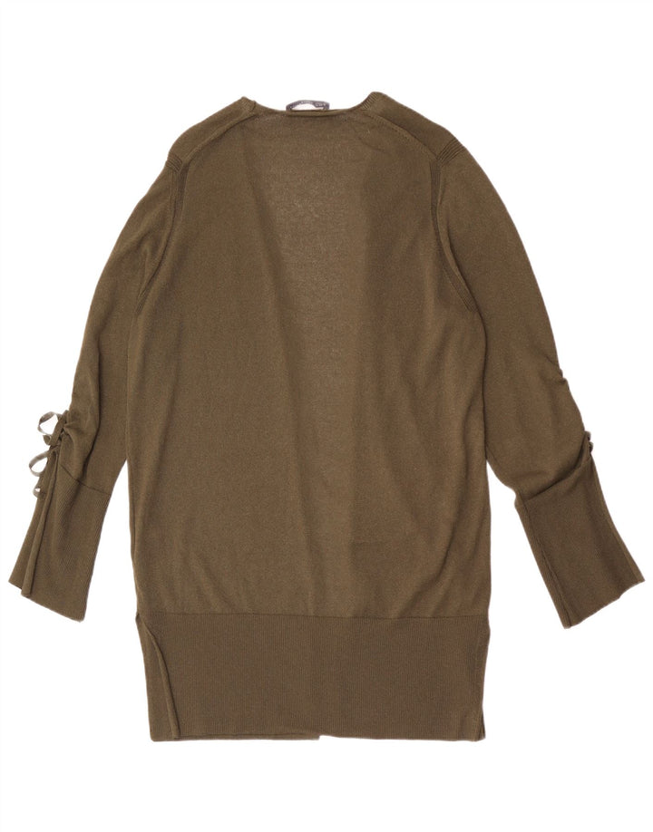 Pulover cardigan deschis pentru femei Marks & Spencer UK 16 mare kaki