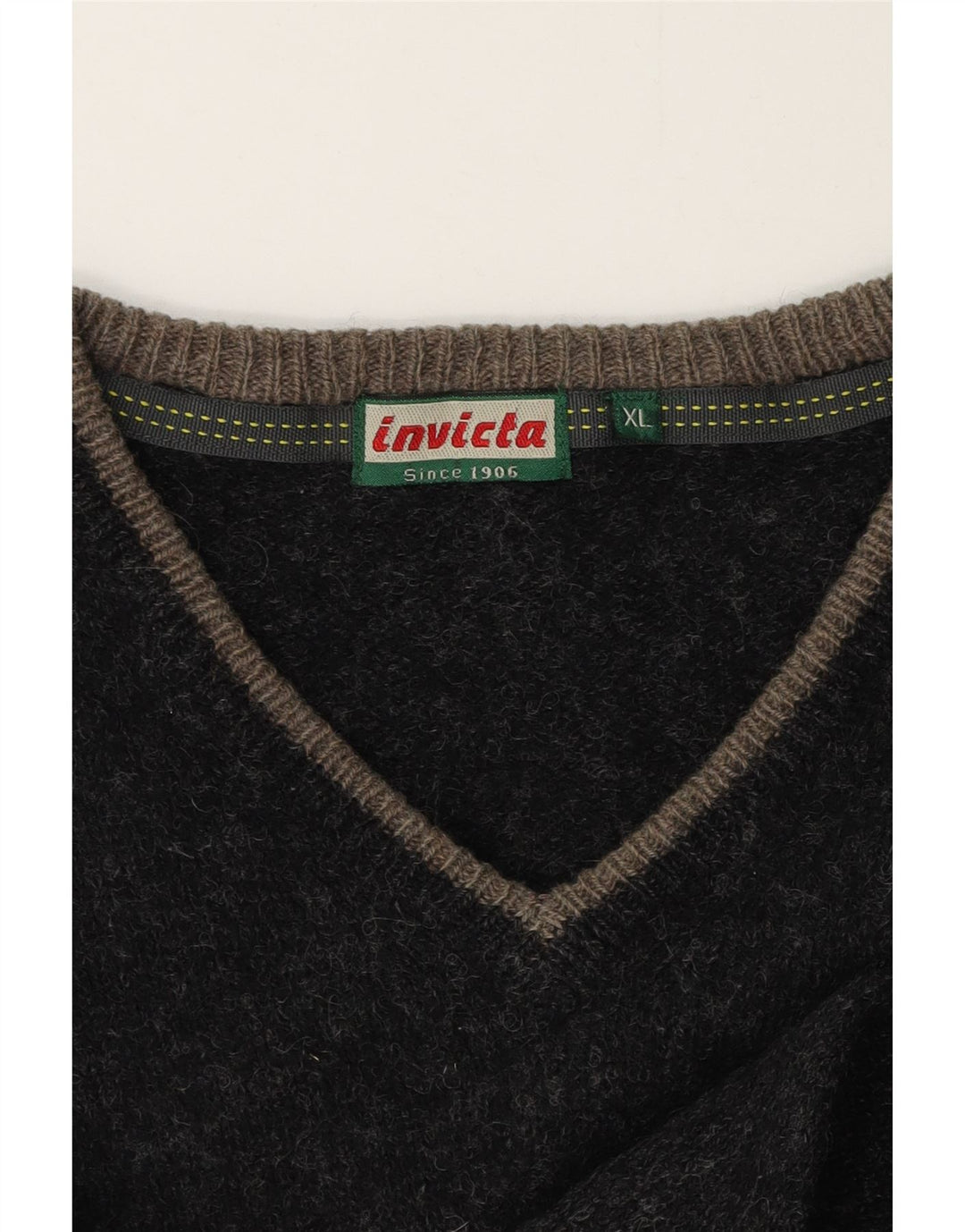 Pulover cu decolteu în V Invicta pentru femei UK 18 XL Negru