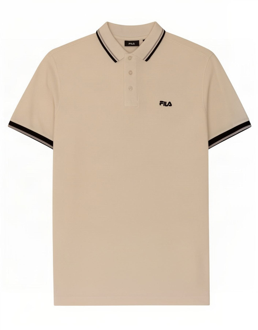 Tricou polo Fila pentru bărbați, mare, alb, bumbac