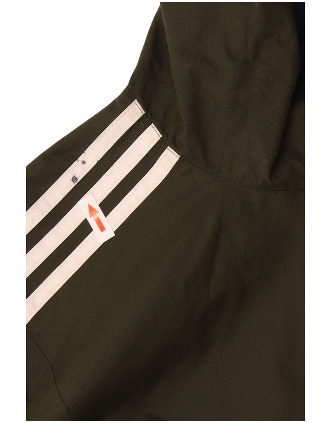 Jachetă reversibilă cu glugă pentru bărbați Adidas UK 36 Poliester kaki mic