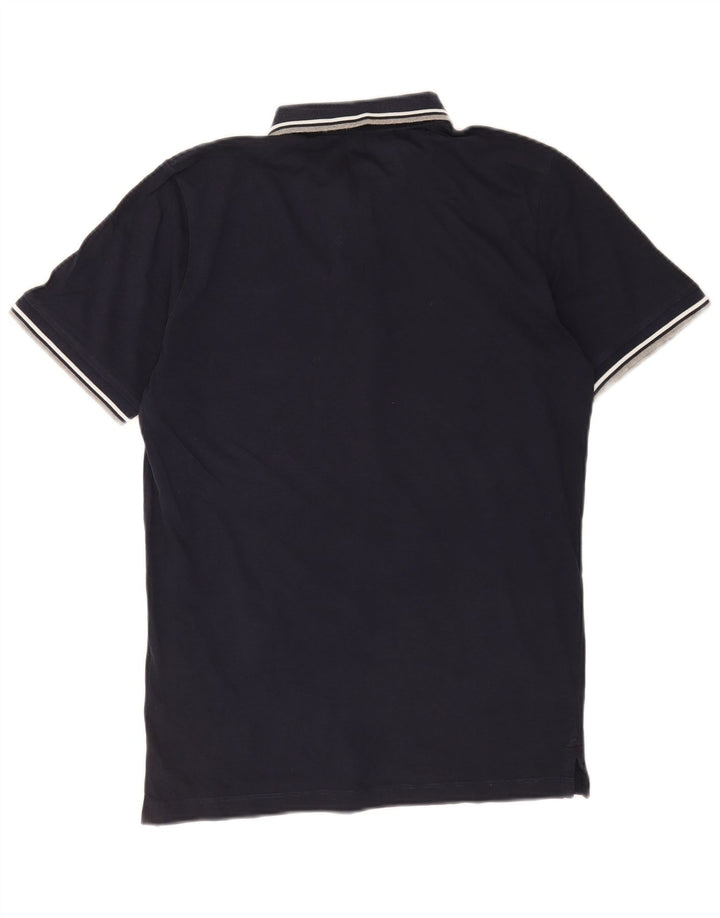 Tricou polo Jack & Jones pentru bărbați, mediu bleumarin