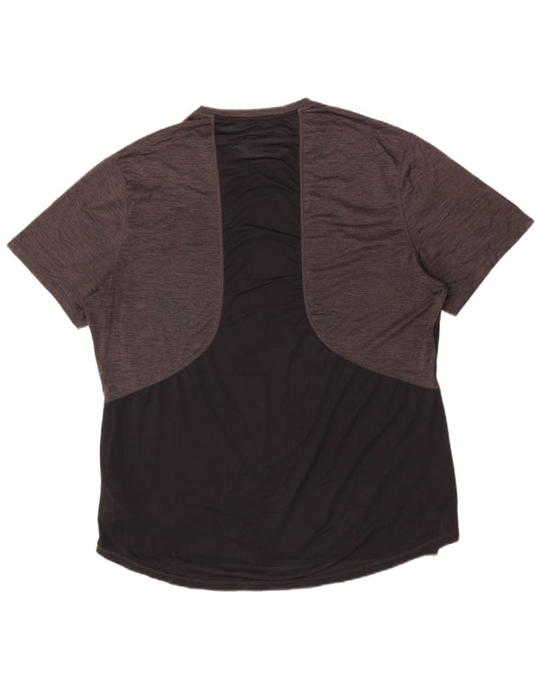 Umbro Mens T-Shirt Top 2XL Grey Colourblock Polyester