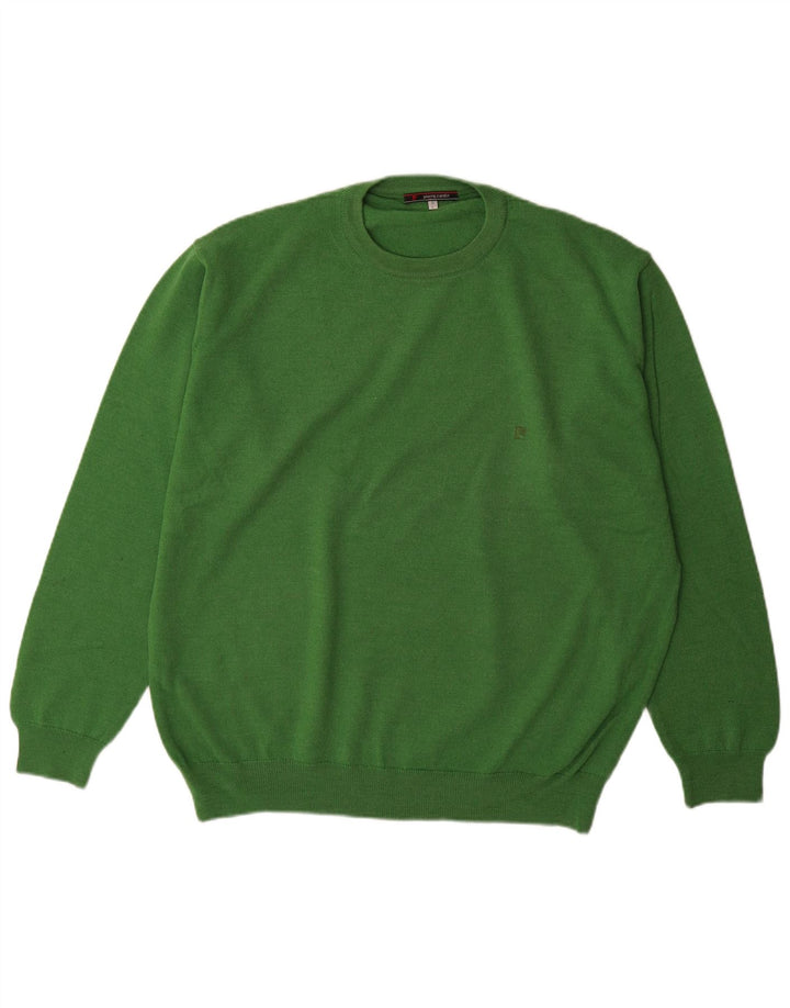 Pulover pentru bărbați Pierre Cardin cu decolteu triplu, verde mare