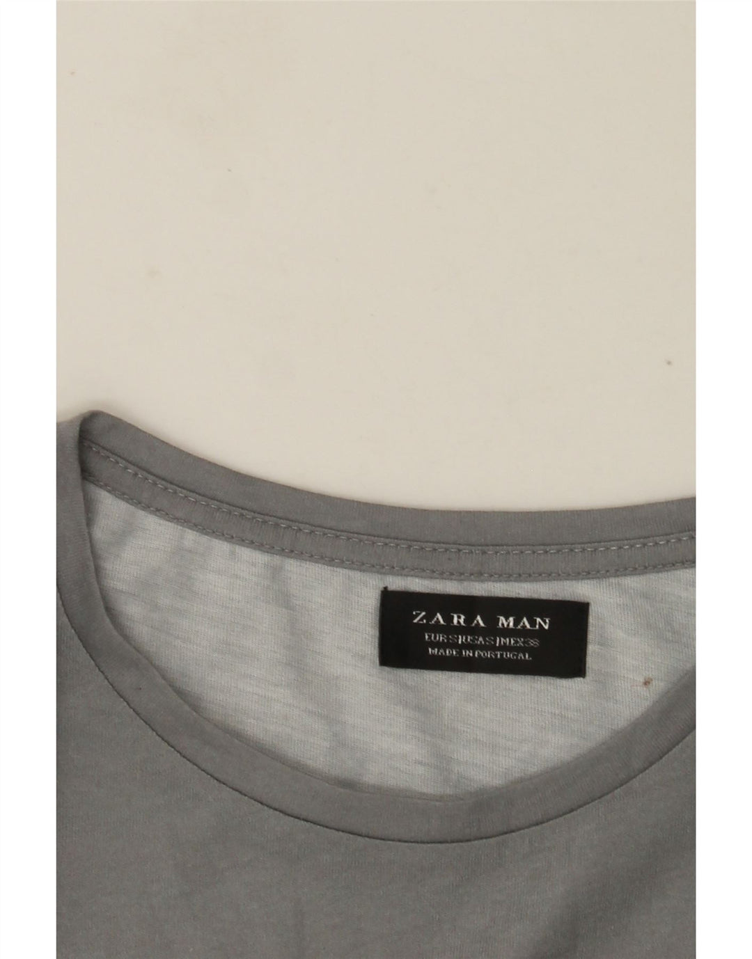 Tricou grafic pentru bărbați Zara Top mic gri Colorblock