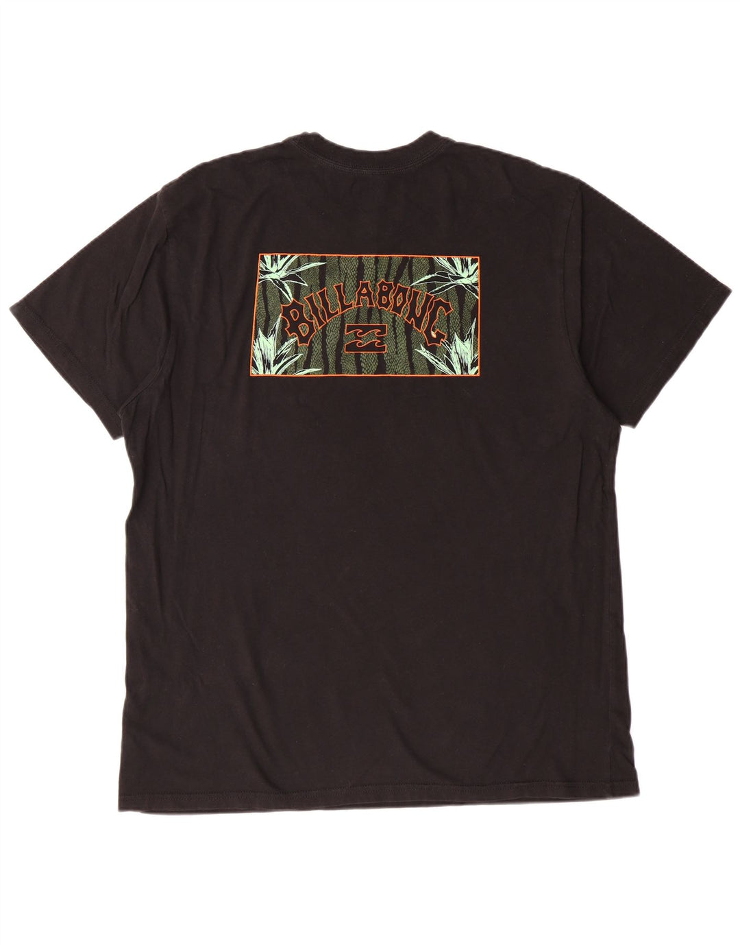 Tricou grafic pentru bărbați Billabong Top mare din bumbac negru