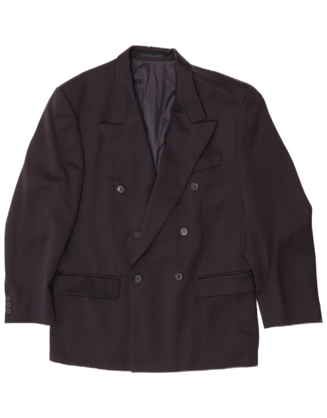 Jachetă pentru bărbați Hugo Boss Blazer dublu-breasted EU 48 Medium Bleumarin