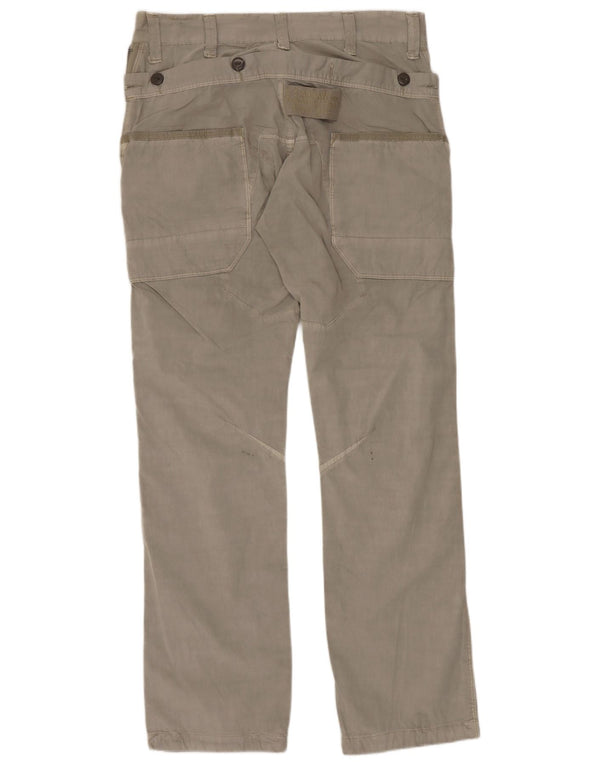 G-Star Mens Straight Cargo Trousers W32 L30 Grey