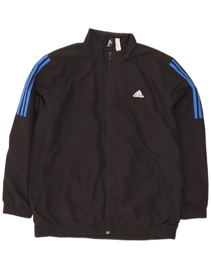 Jachetă de trening pentru bărbați Adidas UK 48/50 XL Poliester negru