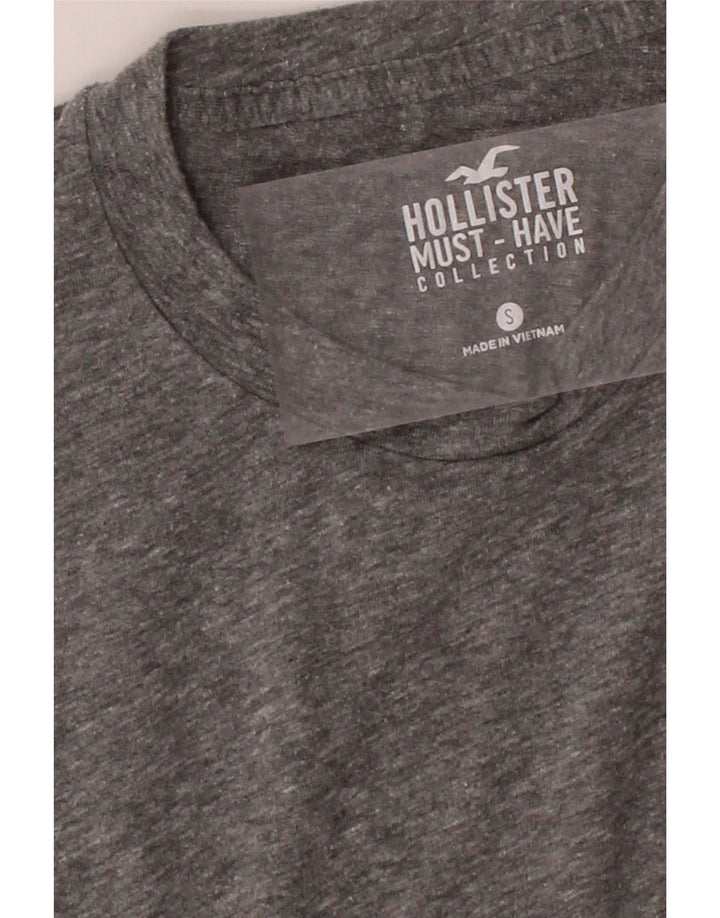 HOLLISTER Mens T-Shirt Top Small Grey Vintage Hollister and Second-Hand Hollister from Messina Hembry 