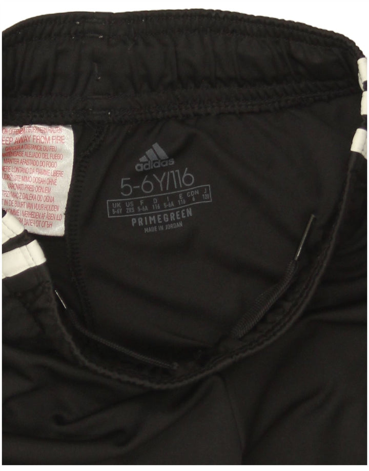 Pantaloni scurți sport Aeroready Adidas pentru băieți 5-6 ani poliester negru