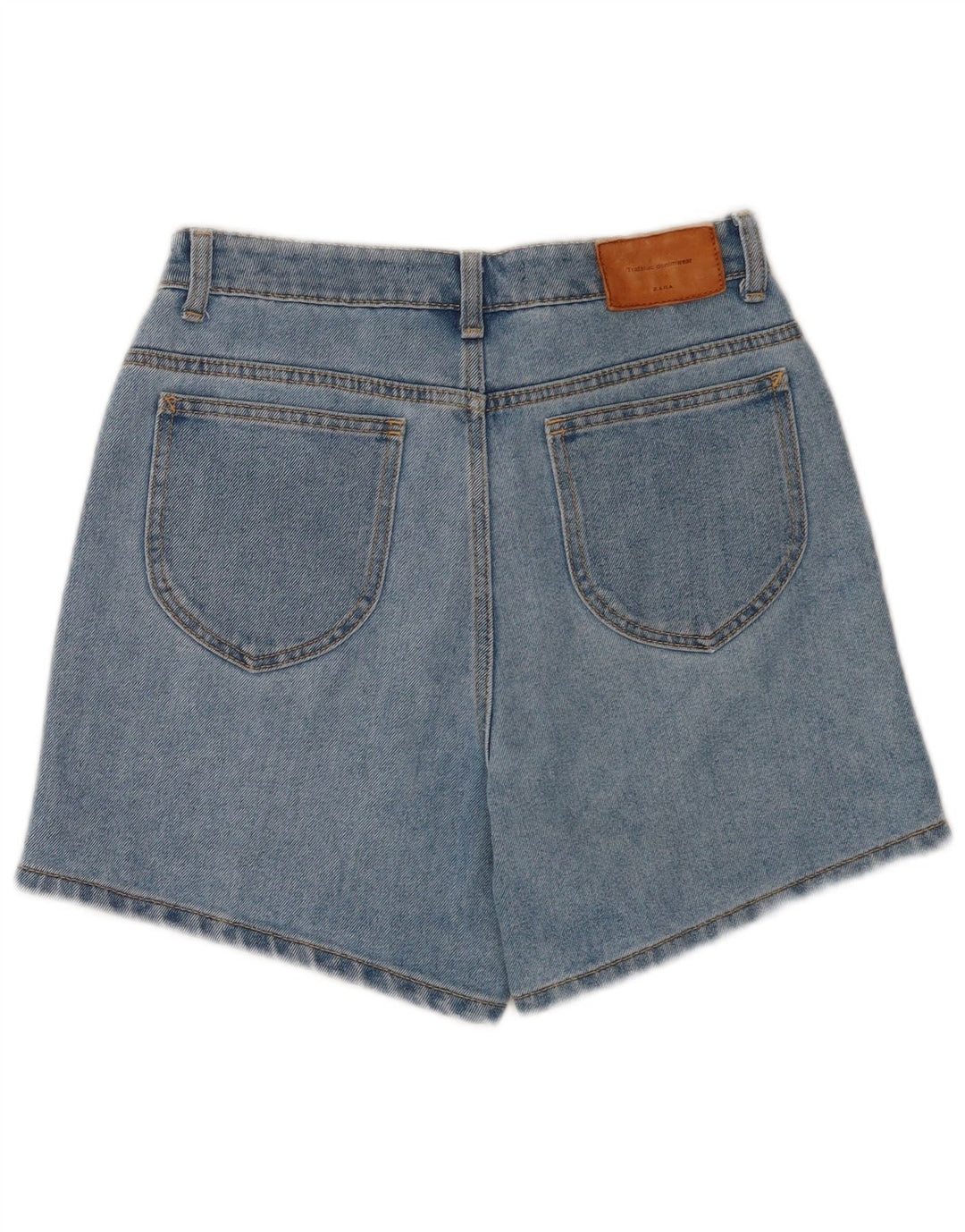 Pantaloni scurți din blugi Trafaluc pentru femei Zara EU 38 Small W28 Blue