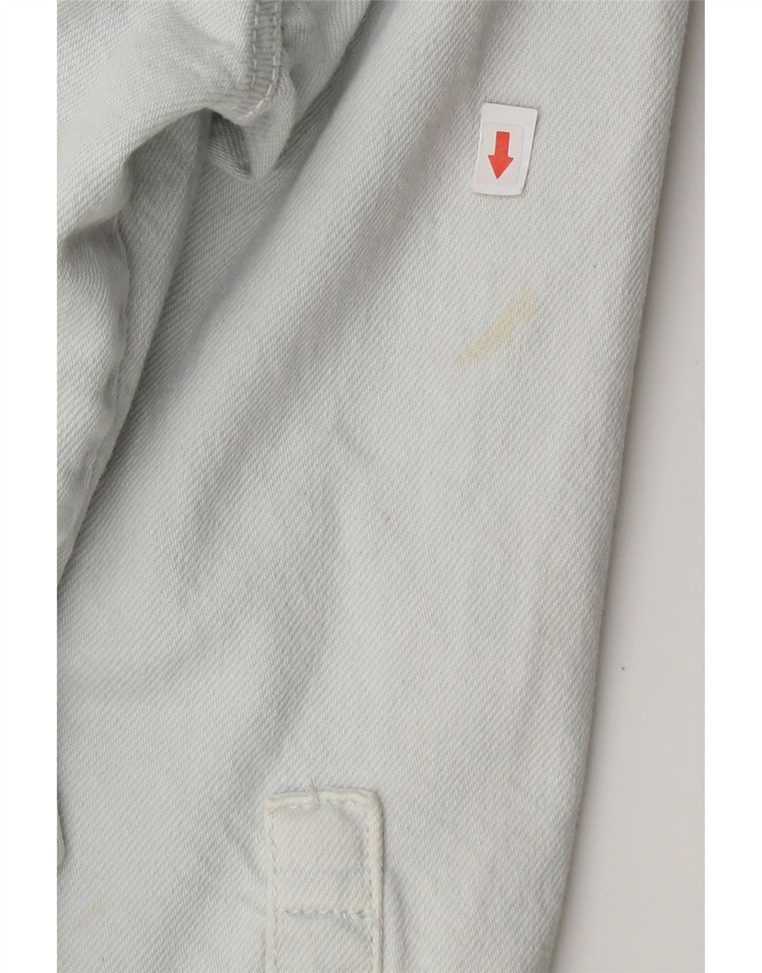Cămașă de denim supradimensionată pentru femei Zara UK 14, bumbac albastru mediu