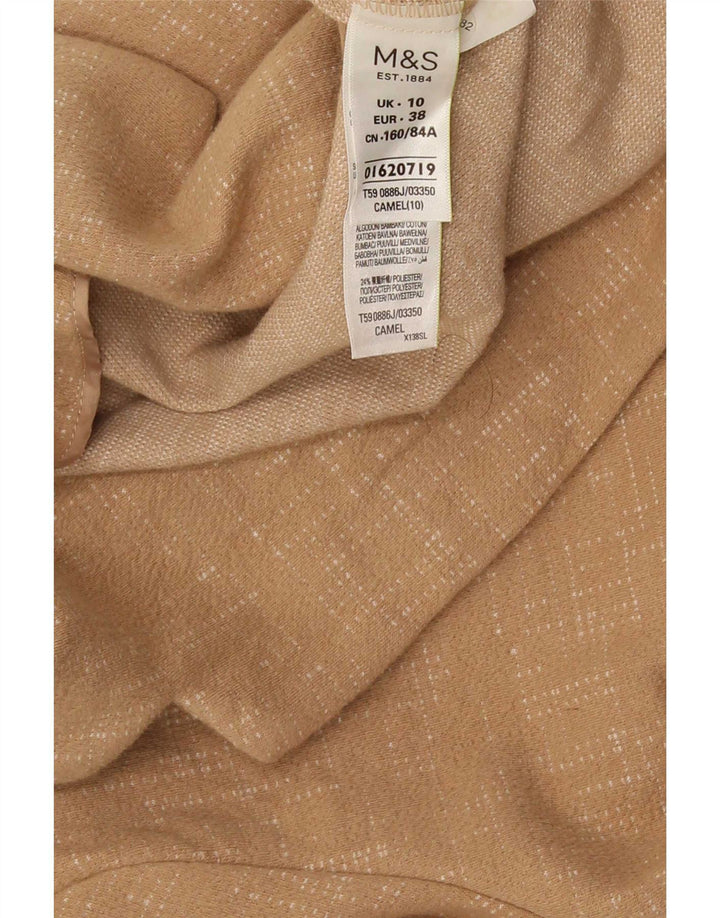 Marks & Spencer jachetă supradimensionată pentru femei, UK 10, bej, pete