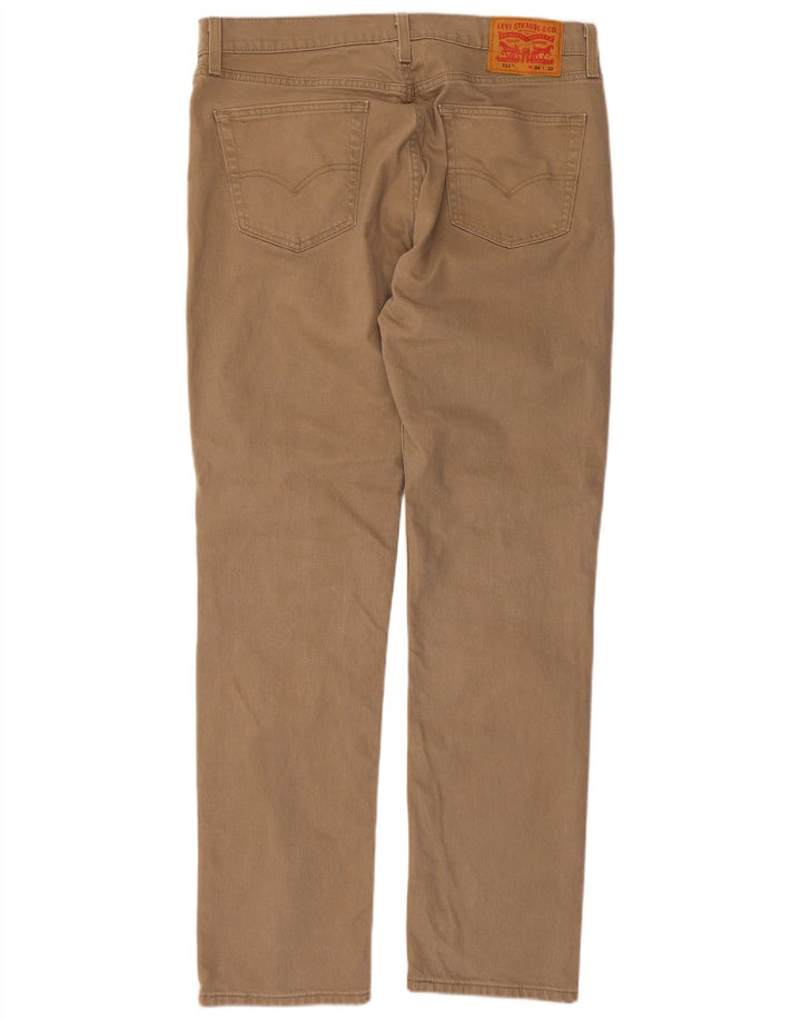 Blugi Levi's 511 Slim pentru bărbați W34 L32 bumbac bej