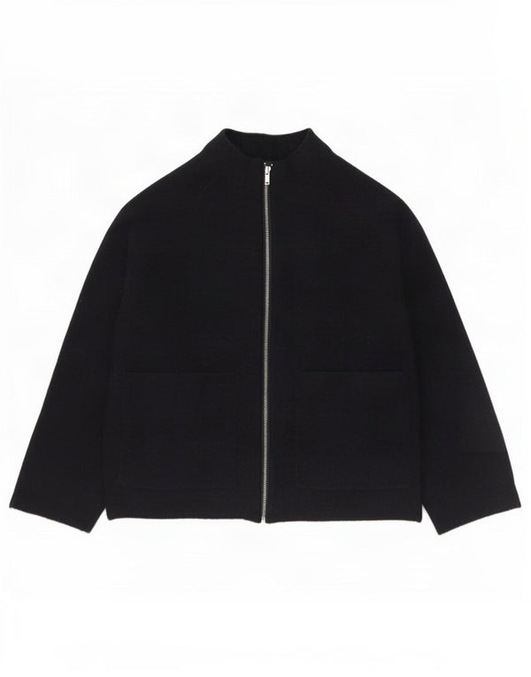 Pulover cardigan supradimensionat pentru femei Cos UK 6 XS Lână bleumarin