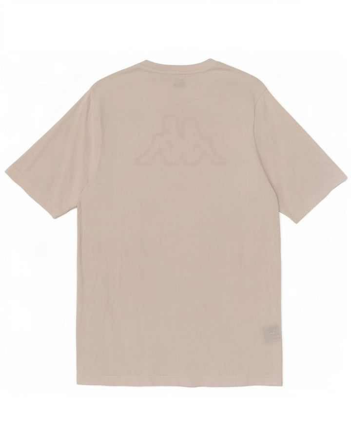 Tricou grafic pentru bărbați Kappa Top mare din bumbac alb