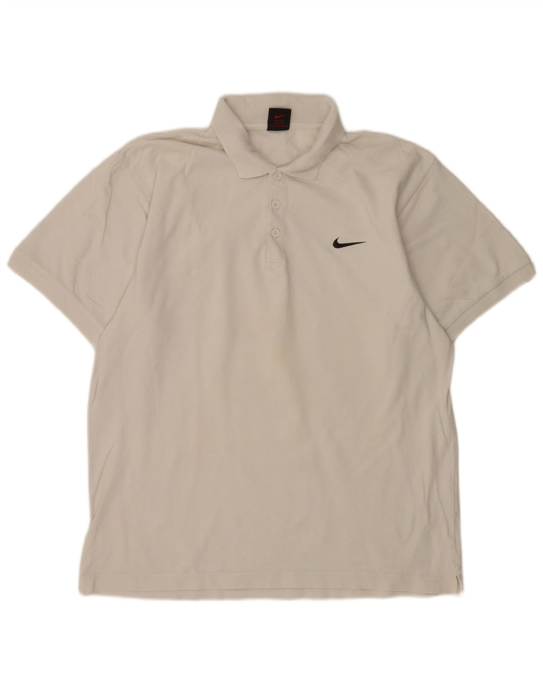 Tricou polo Nike pentru bărbați Marea Britanie 39/41, bumbac alb mediu