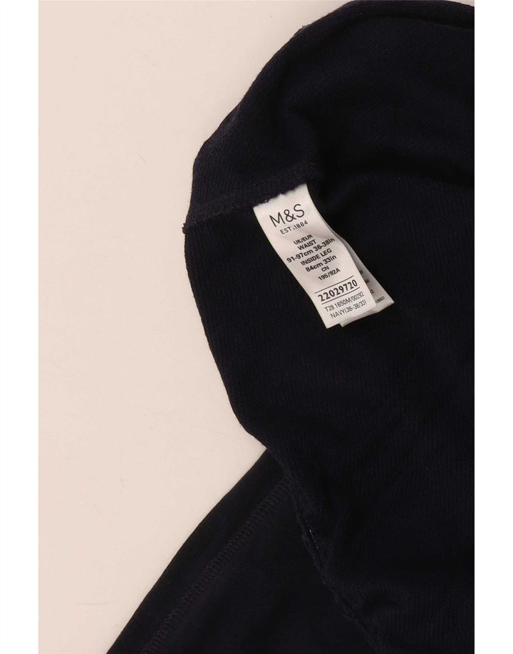 Pantaloni de trening pentru bărbați Marks & Spencer, mari, albastru, bumbac