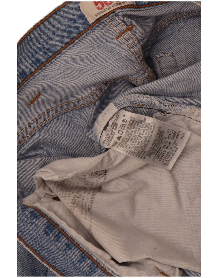Blugi drepti pentru bărbați Levi's 501 W40 L26 Bumbac albastru