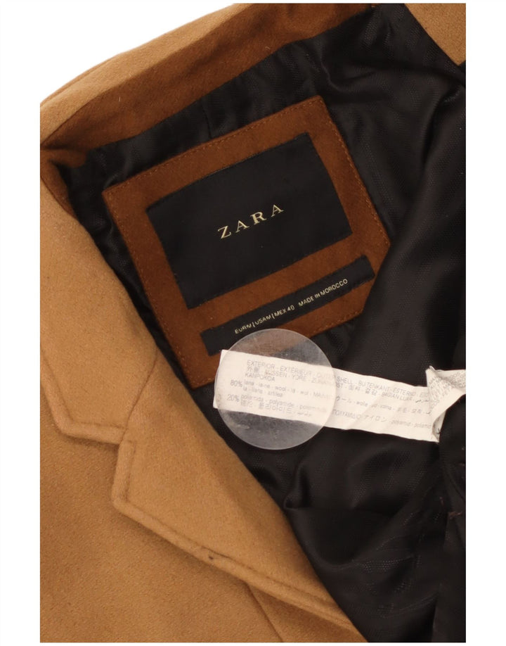Pardesiu pentru bărbați Zara UK 38 Medium Beige Lână