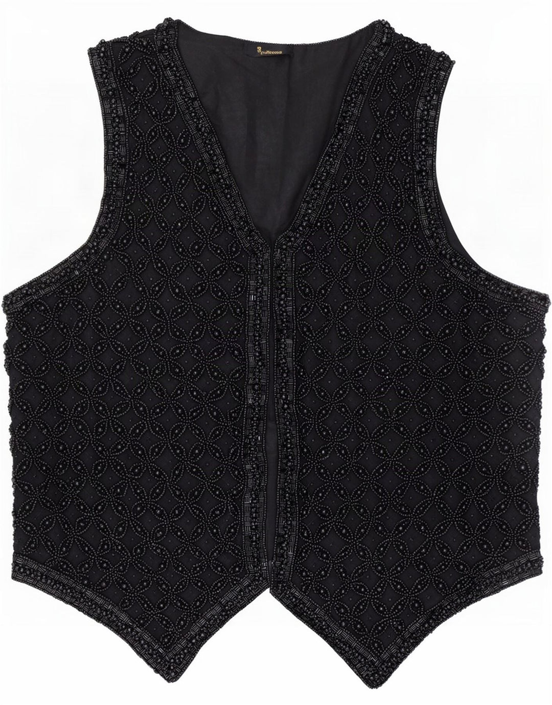 Vestă vintage pentru femei UK 14 Medium Black