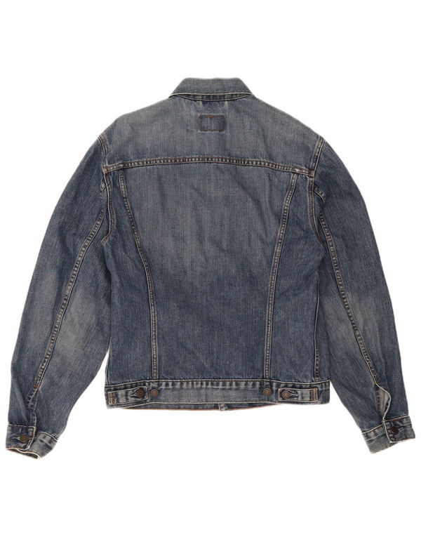 Jachetă de blugi Levi's pentru femei UK 14, mare, albastru, bumbac