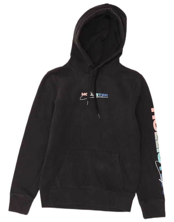 Pulover Hollister pentru bărbați, bumbac, negru