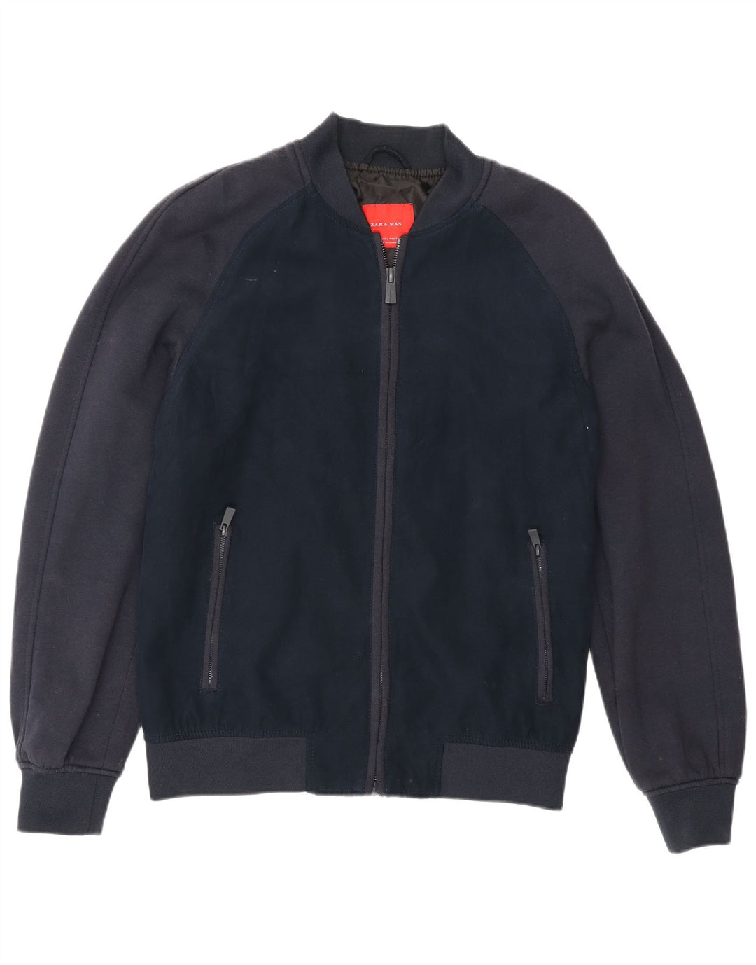 Bomber pentru bărbați Zara UK 40, mare, bleumarin