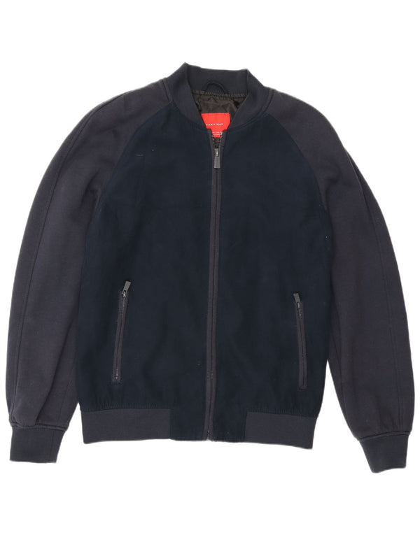 Bomber pentru bărbați Zara UK 40, mare, bleumarin